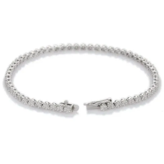 18K White Gold Diamond Bracelet