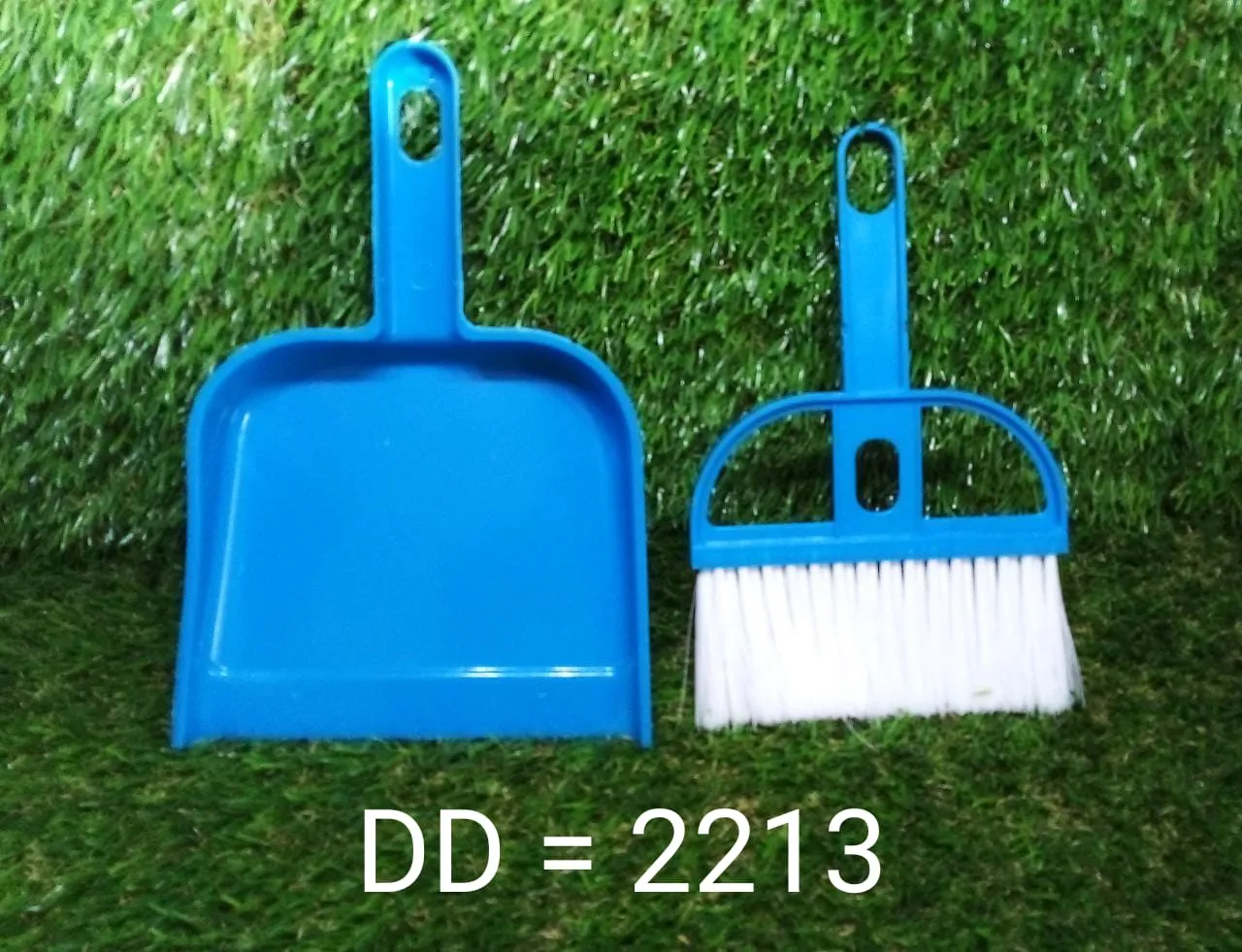 2213 Mini Dustpan with Brush Broom Set for Multipurpose Cleaning - 2 pcs