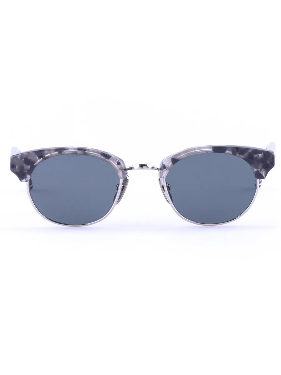 702A-020 Grey Tortoise Oval Sunglasses