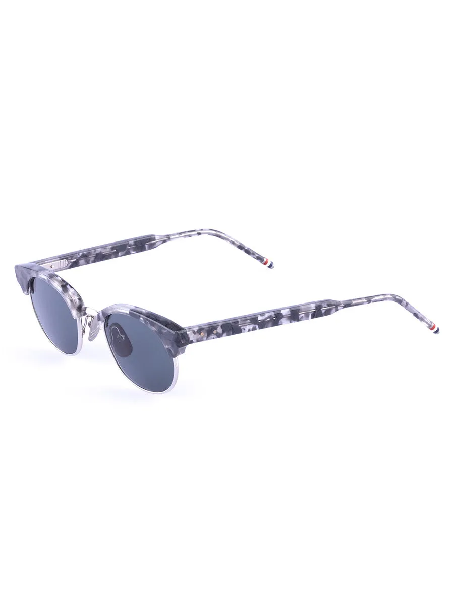 702A-020 Grey Tortoise Oval Sunglasses