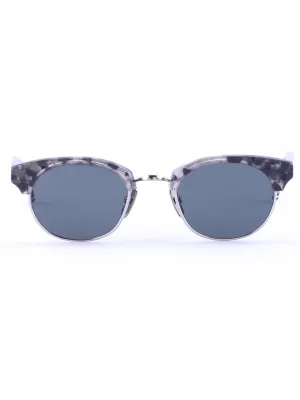 702A-020 Grey Tortoise Oval Sunglasses