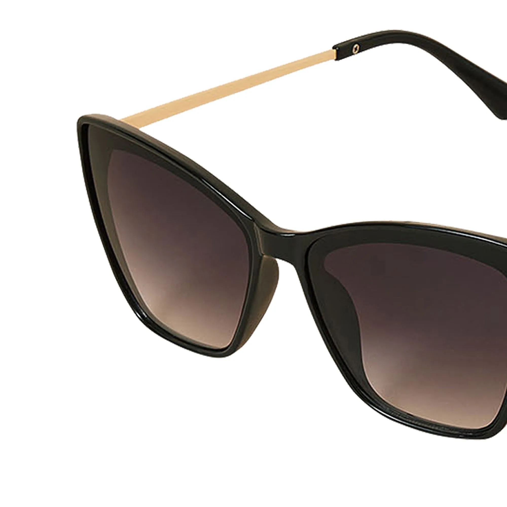 Accessorize London Women's Thin Arm Cat-Eye Sunglasses