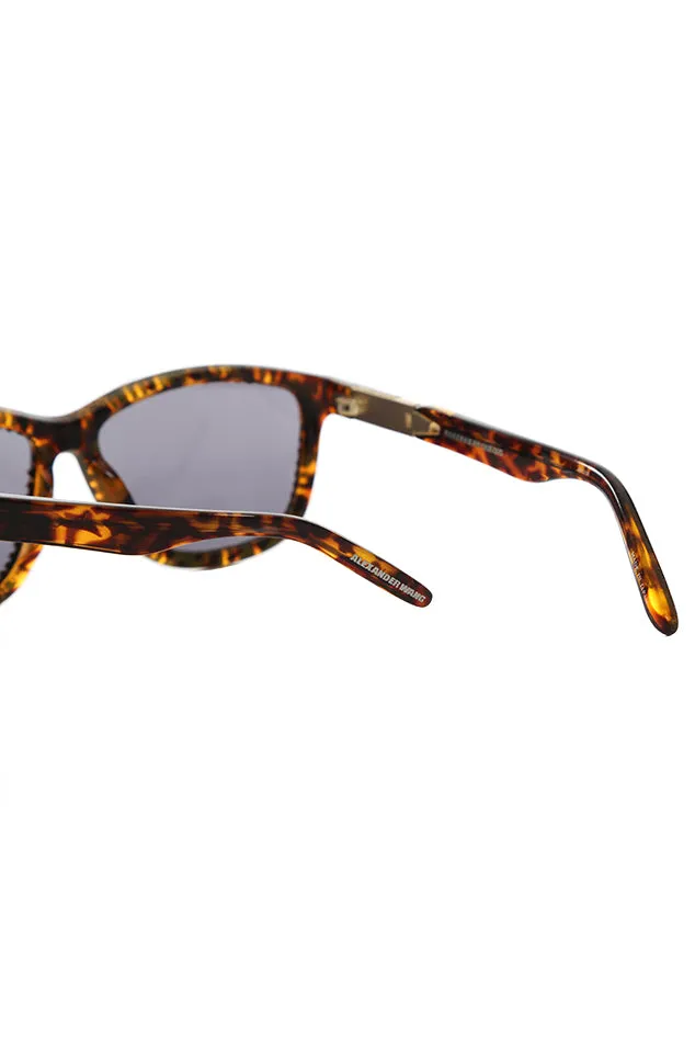 Alexander Wang Brown Zipper Motif AW/3/10 Sunglasses