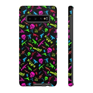 Aloha To Arms: Retro Neon Firearms Cell Phone Case