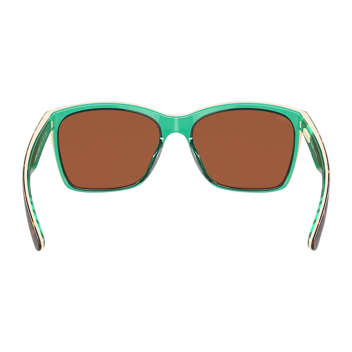 Anaa Sunglasses Retro Tortoise Cream Green Mirror 580P