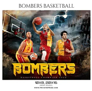 Bombers - Basketball Sports Themed  Photography Template