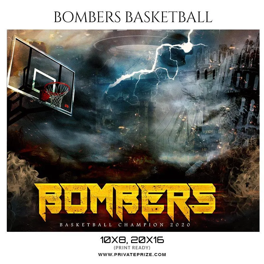 Bombers - Basketball Sports Themed  Photography Template