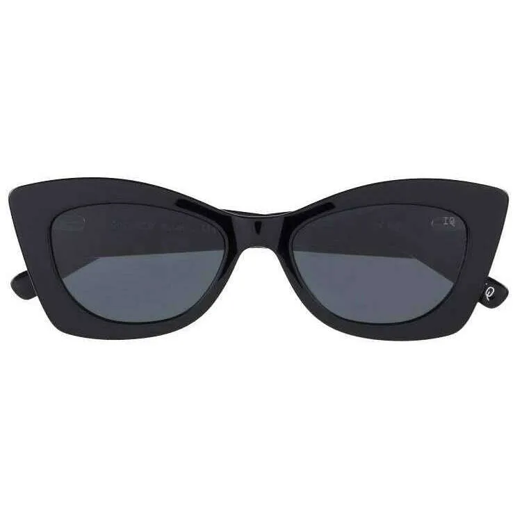 Botaniq Chunky Butterfly Sunglasses - Black