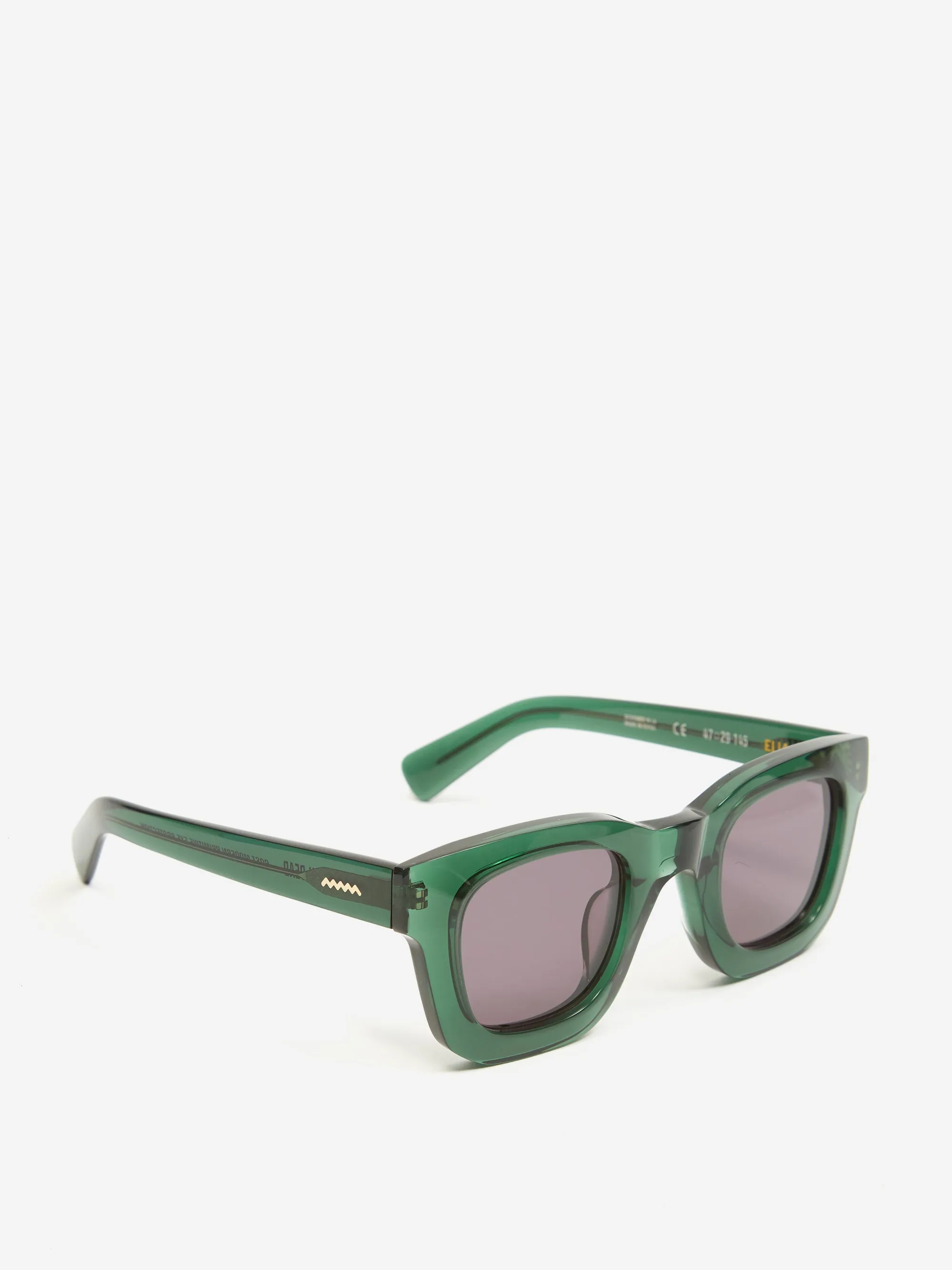 Brain Dead Elia Eye Protection - Jade Glitter/Black Lens