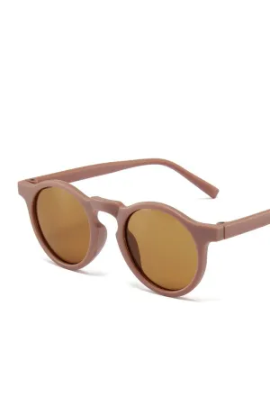 CANDY COLORED ROUND TRENDY SUNGLASSES