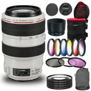 Canon EF 70-300mm f/4.0-5.6 L IS USM Lens - White