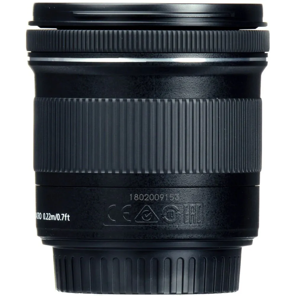 Canon EF-S 10-18mm f.4.5-5.6 is STM Lens (International Model)   4.5 inch Vivitar Premium Lens Case   Vivitar Graduated