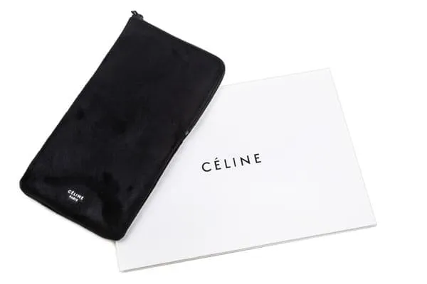 Celine Ladies Matte Black Unisex Sunglasses