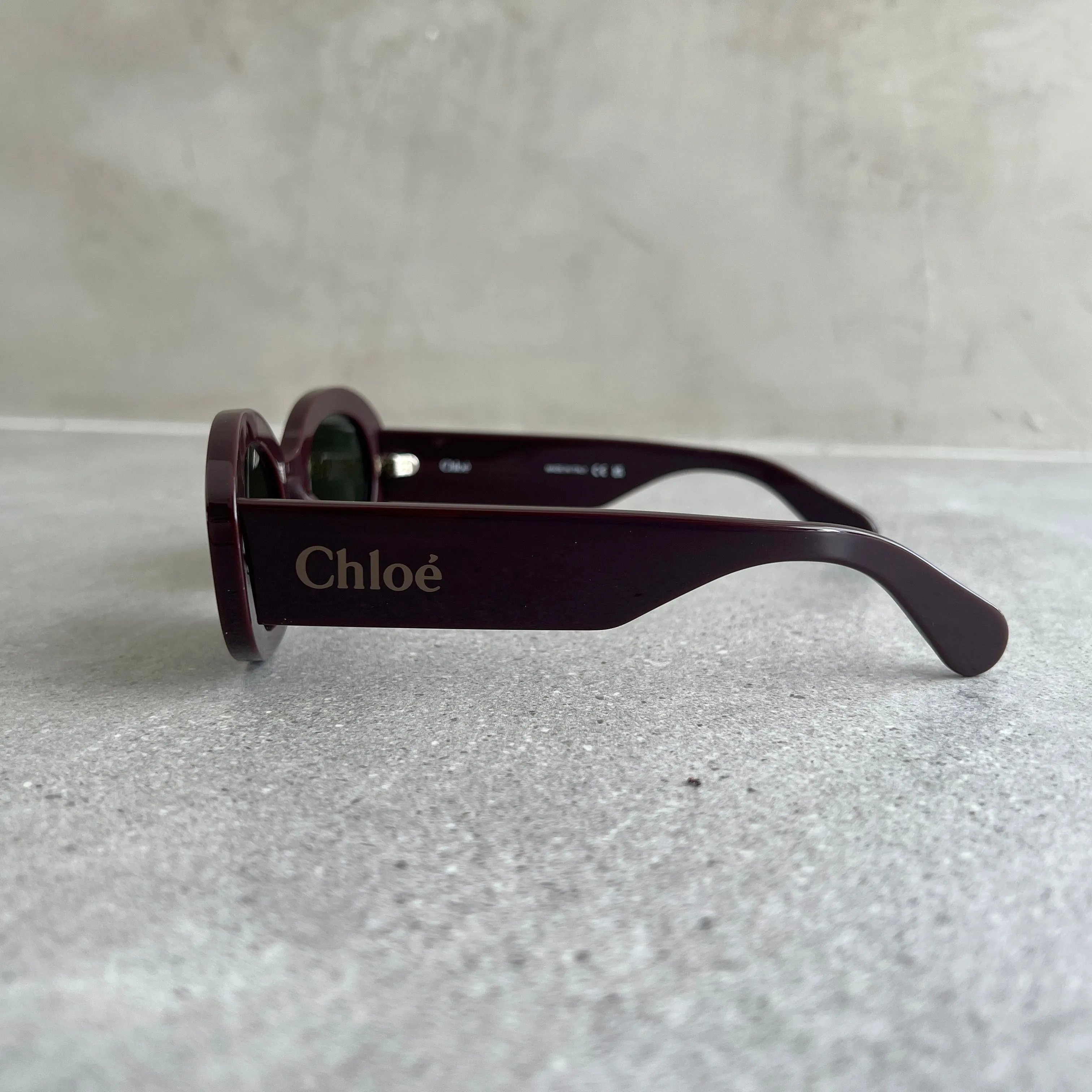 Chloe Sun CH0258S Naomy Oval, Burgundy