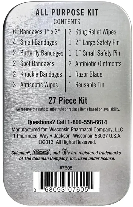 Coleman 27 Piece First Aid Kit