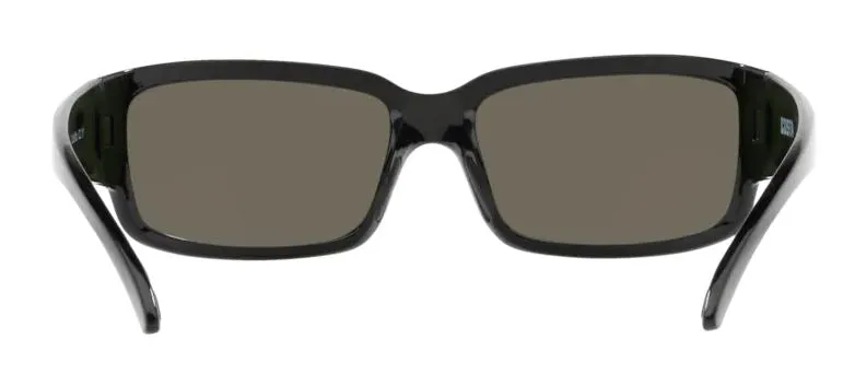 Costa Del Mar Caballito Shiny Black Frame - Blue Mirror 580 Glass Lens - Polarized Sunglasses