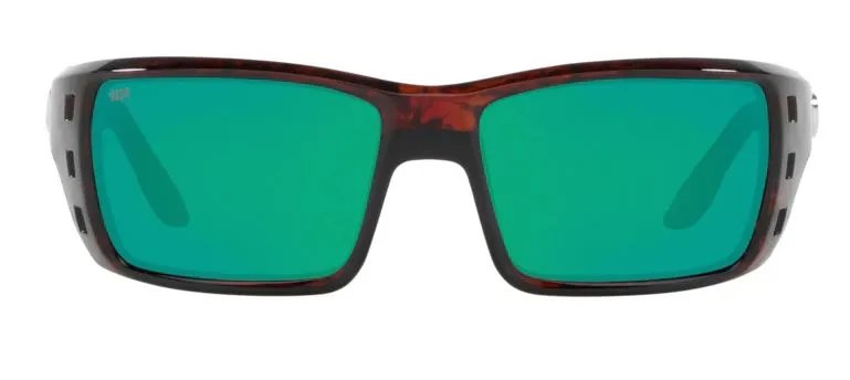 Costa Del Mar Mens Permit Tortoise Frame - Green Mirror 580 Plastic Lens - Polarized Sunglasses