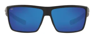 Costa Del Mar Rinconcito Matte Black Frame - Blue Mirror 580 Glass Lens - Polarized Sunglasses