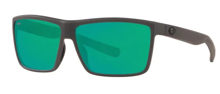 Costa Del Mar Rinconcito Matte Gray Frame - Green Mirror 580 Glass Lens - Polarized Sunglasses