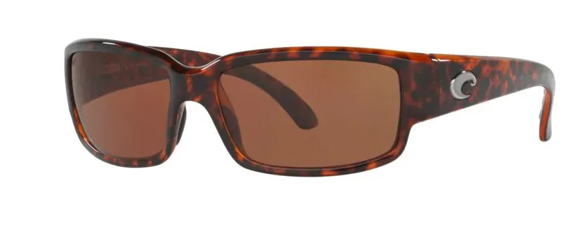 Costa Del Mar Womens Inlet Tortoise Frame - Copper 580 Plastic Lens - Polarized Sunglasses