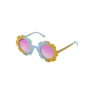 Edna Round Flower Sunglasses in Bubblegum