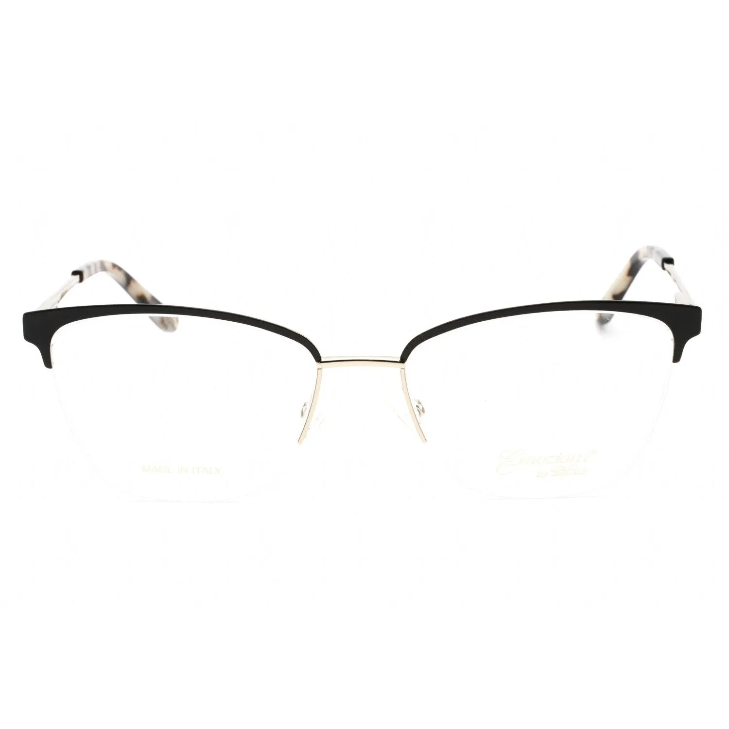 Emozioni EM 4408 Eyeglasses Matte Black Gold / Clear Lens