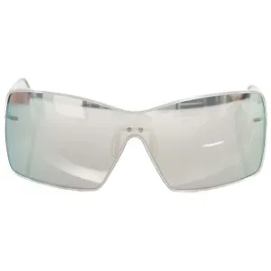 Frankie Morello Silver Metallic Women Sunglass