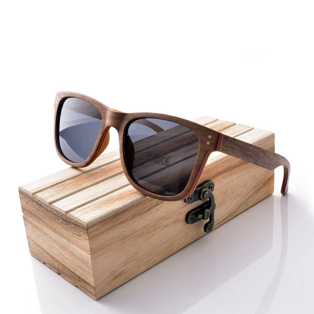 Handmade Walnut Wood Sunglasses