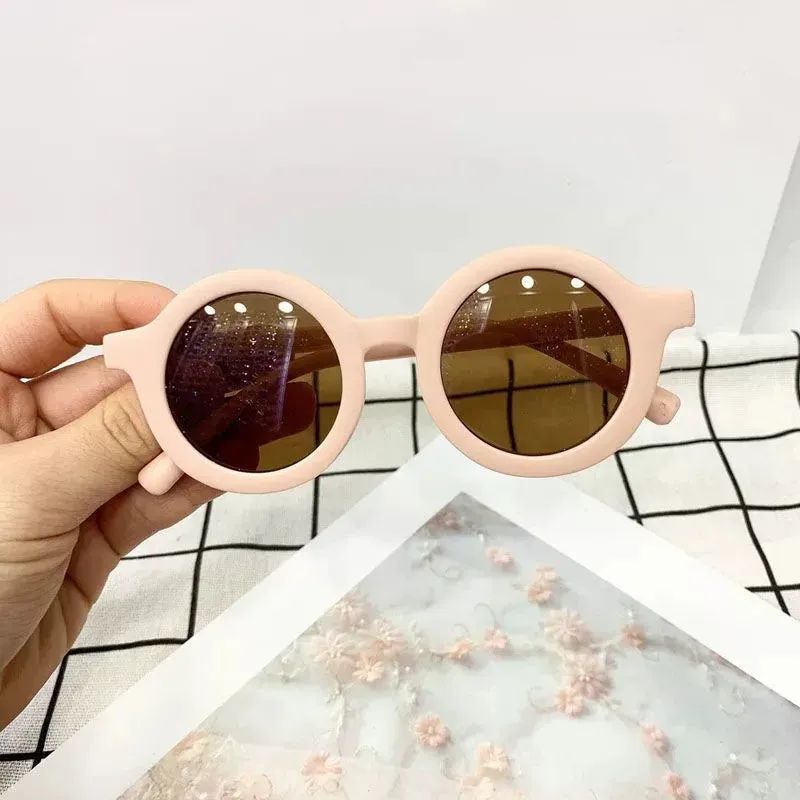 High-Quality Kids Fashion Trendy Decorative Frosted Cute Stylish Sunglasses