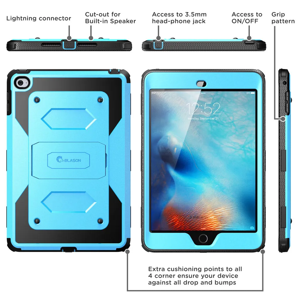 iPad mini 4 Armorbox Case-Blue