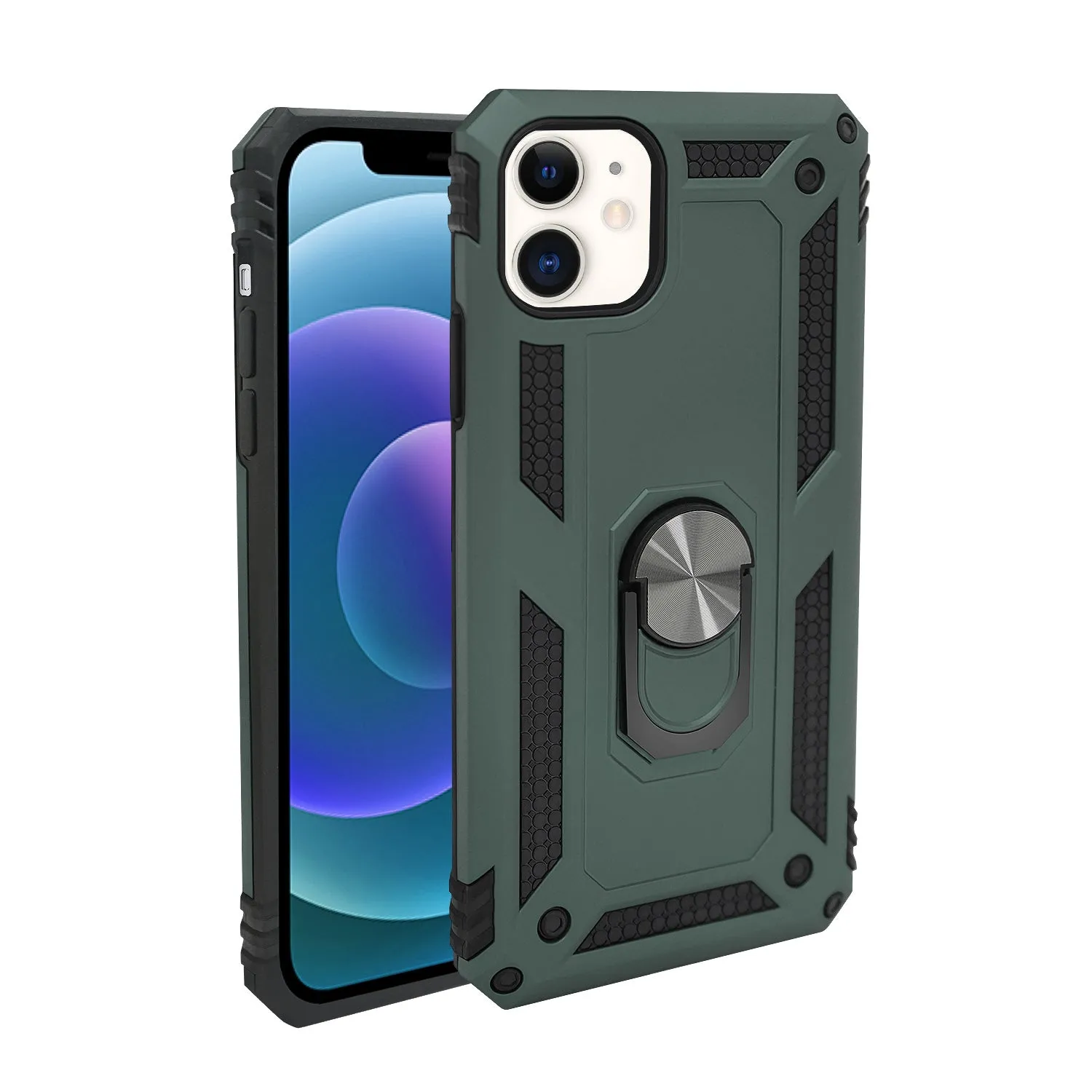 iPhone 11 Case - Heavy-Duty, Ring Holder