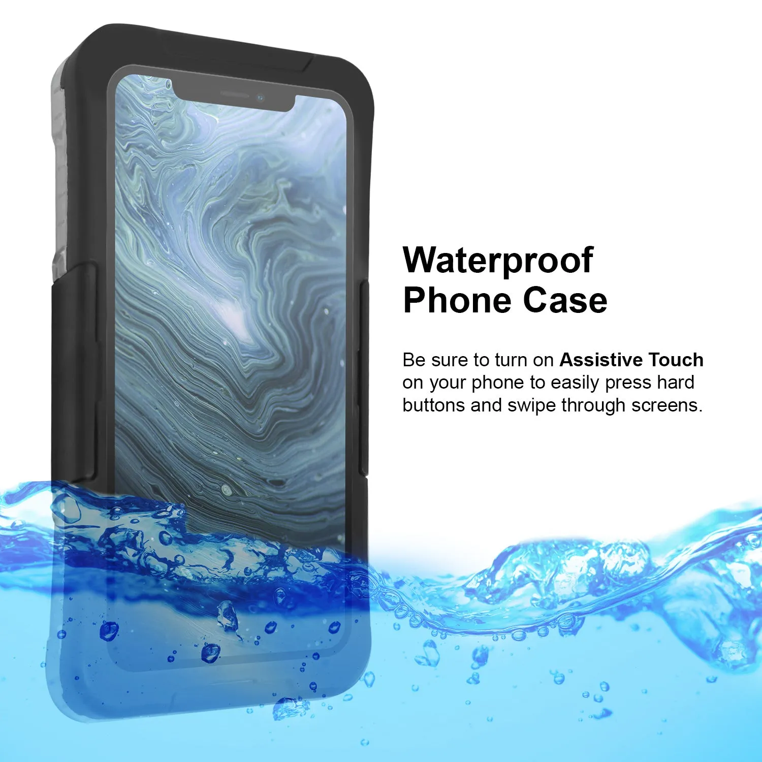 iPhone XR Case - Waterproof with Neck Strap