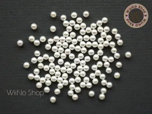 Ivory Whole Pearl Beads Nail Art Decoration  (1/2/3/4/5/6/8mm)