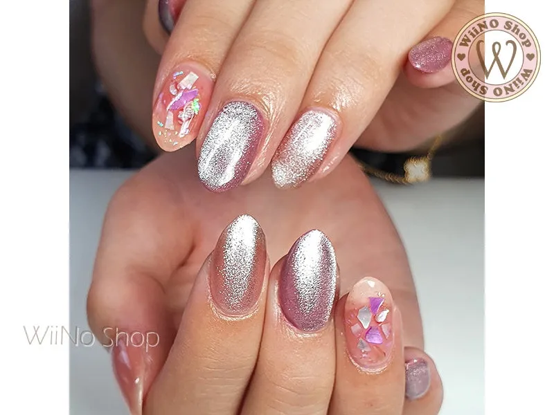 KiiRa Silver Magical Cat Eye Gel Polish