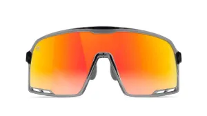 Knockaround Campeones Gray Frame - Magma Lens - Non-Polarized Sunglasses