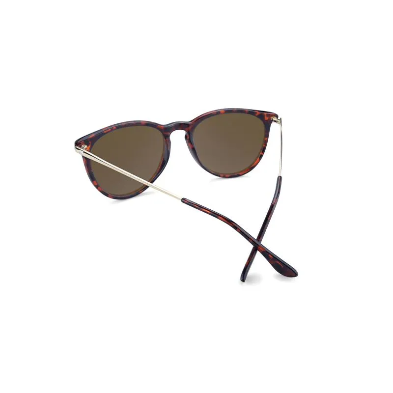 Knockaround Mary Janes Sunglasses - Glossy Tortoise Shell / Amber