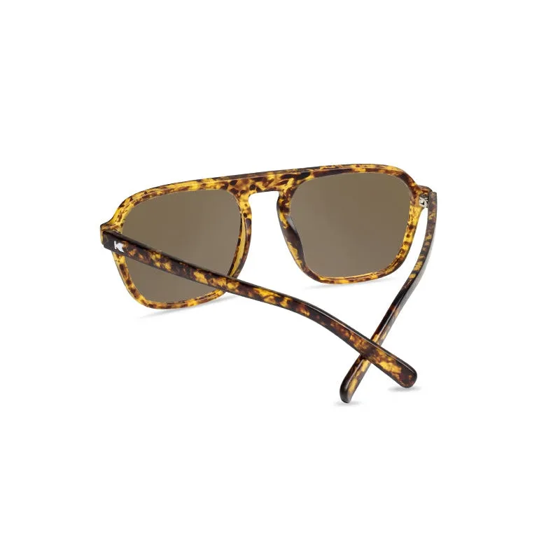 Knockaround Pacific Palisades Sunglasses - Matte Tortoise Shell / Amber