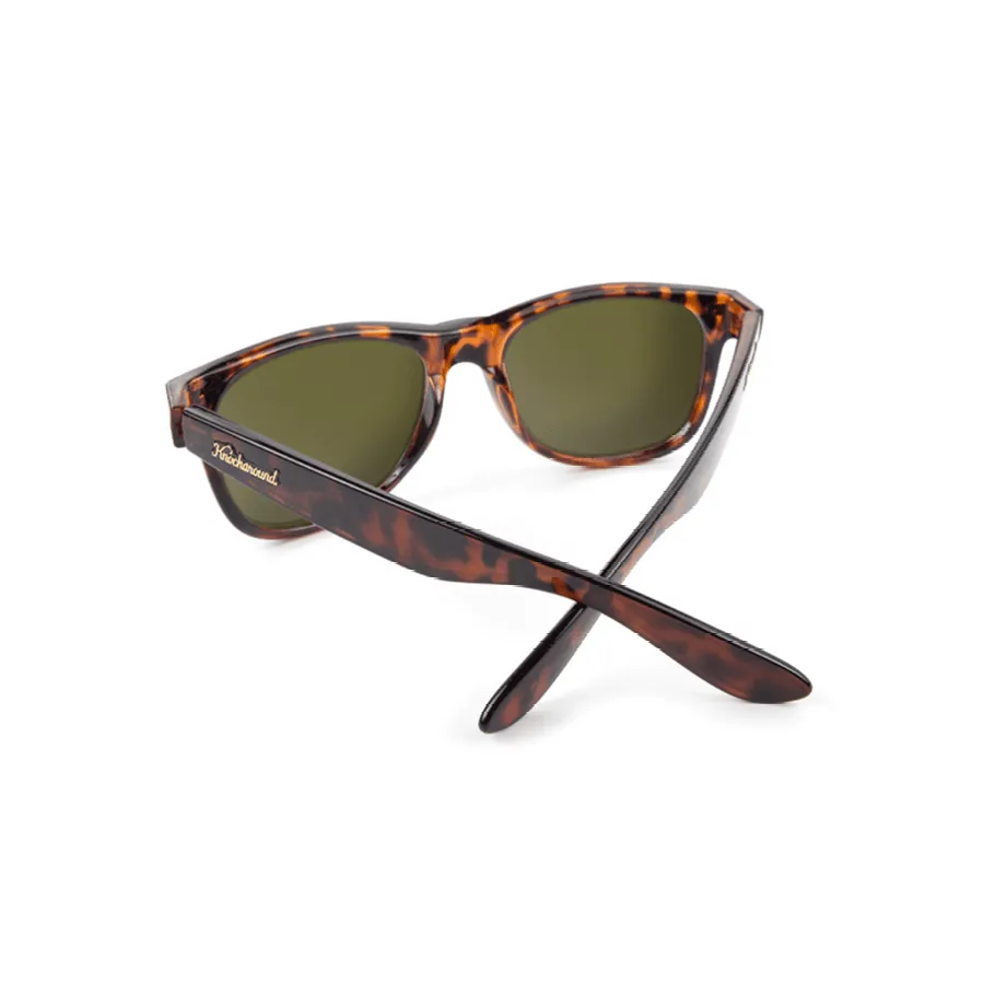 Knockaround Sunglasses | Fort Knocks | Glossy Tortoise Shell / Amber