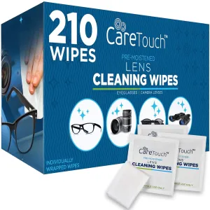 Lens Cleaning Wipes For Eyeglasses, 210ct - Individually Wrapped, Eye Glass