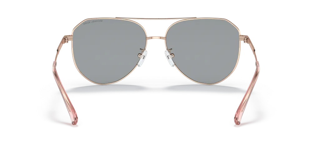 Michael Kors Cheyenne Pilot Non-Polarized Sunglasses - Gold/Rose Gold Mirror