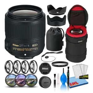 Nikon AF-S 35mm f/1.8G ED Prime Lens (2215) Intl Model Bundle