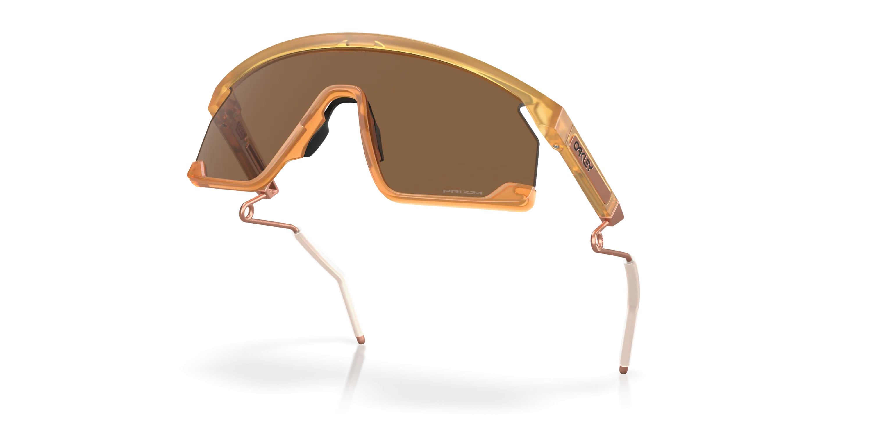 Oakley BXTR Prizm Bronze Lenses - Matte Transparent Light Curry Frame