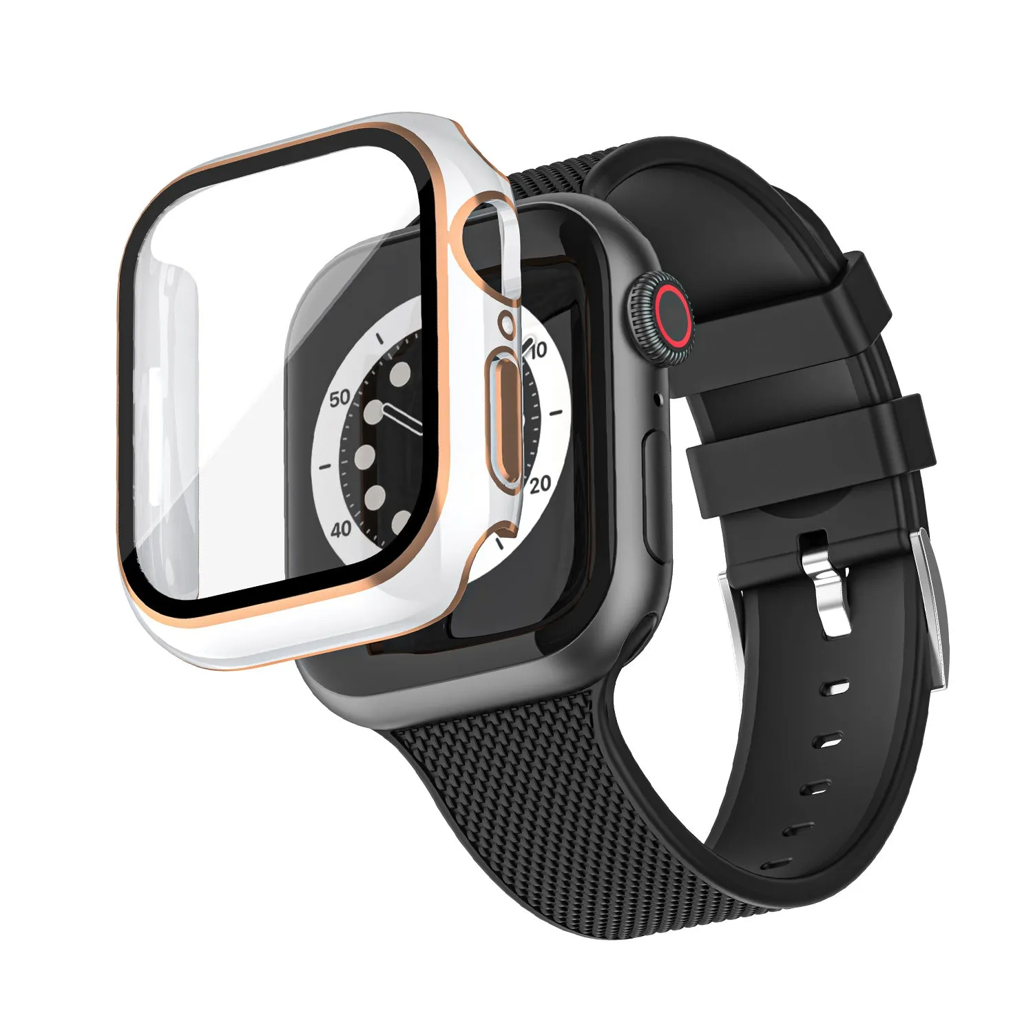 Protective Case with Glass for Apple Watch®