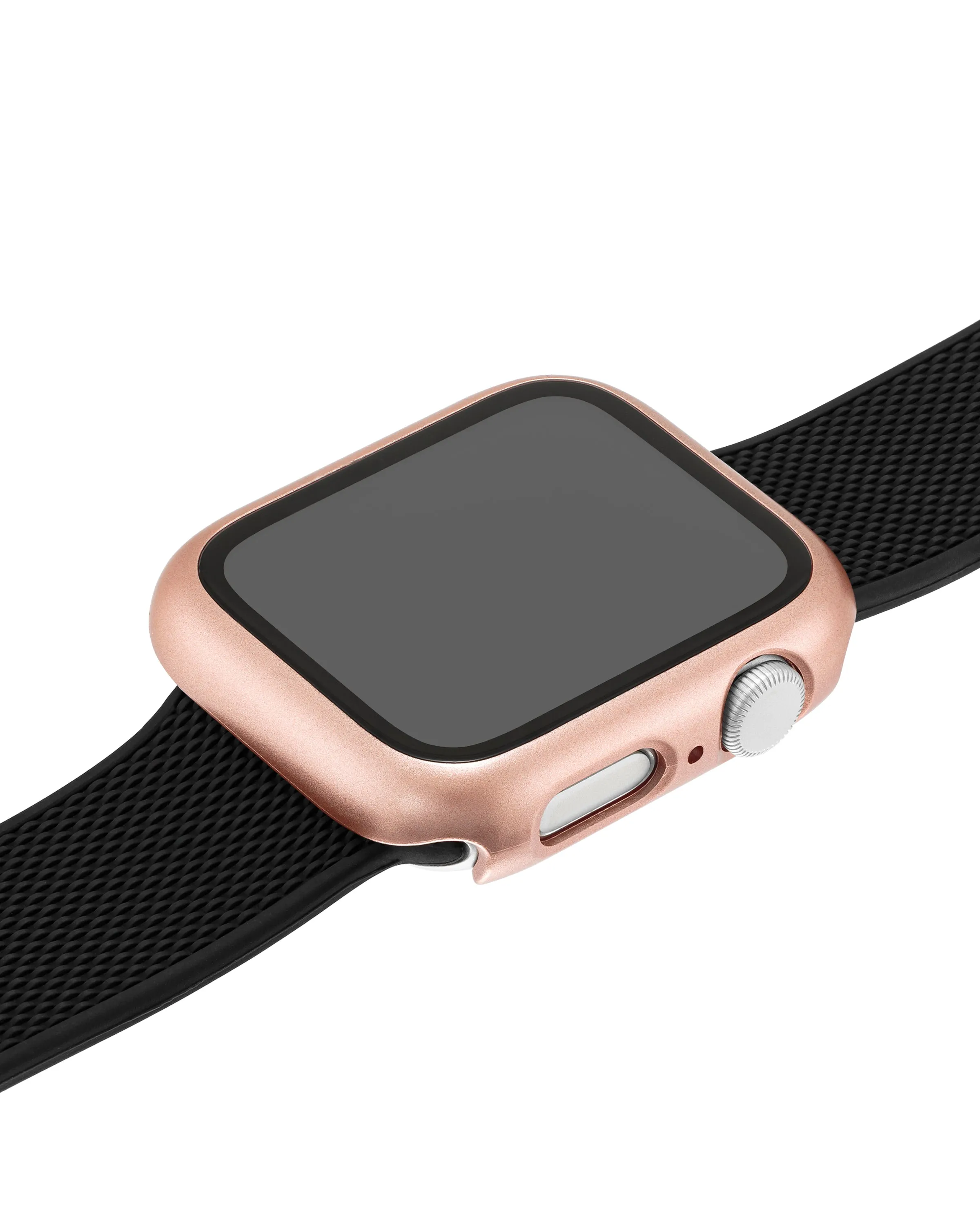 Protective Glass Cover with Integrated Protective Case for Apple Watch®