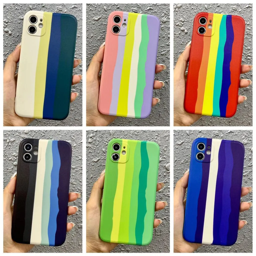 Rainbow Soft Print Case For Samsung