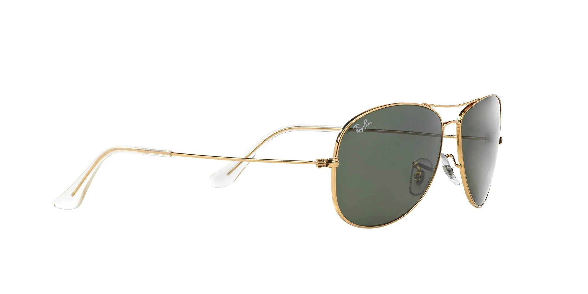 Ray-Ban Cockpit Aviator Non-Polarized Sunglasses - Arista/Green