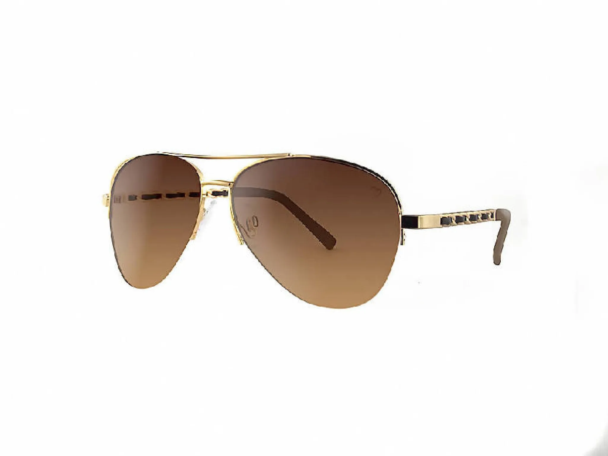 Ruby Rocks Gold 'new York' Aviator With Braid Detail