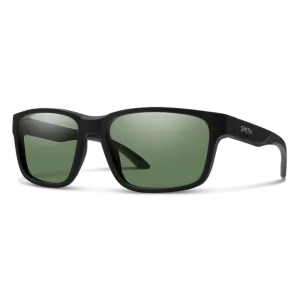 Smith Basecamp Matte Black Frame - ChromaPop Polarized Gray Green Lens - Polarized Sunglasses