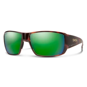 Smith Guide's Choice Tortoise Frame - ChromaPop Glass Polarized Green Mirror Lens - Polarized Sunglasses