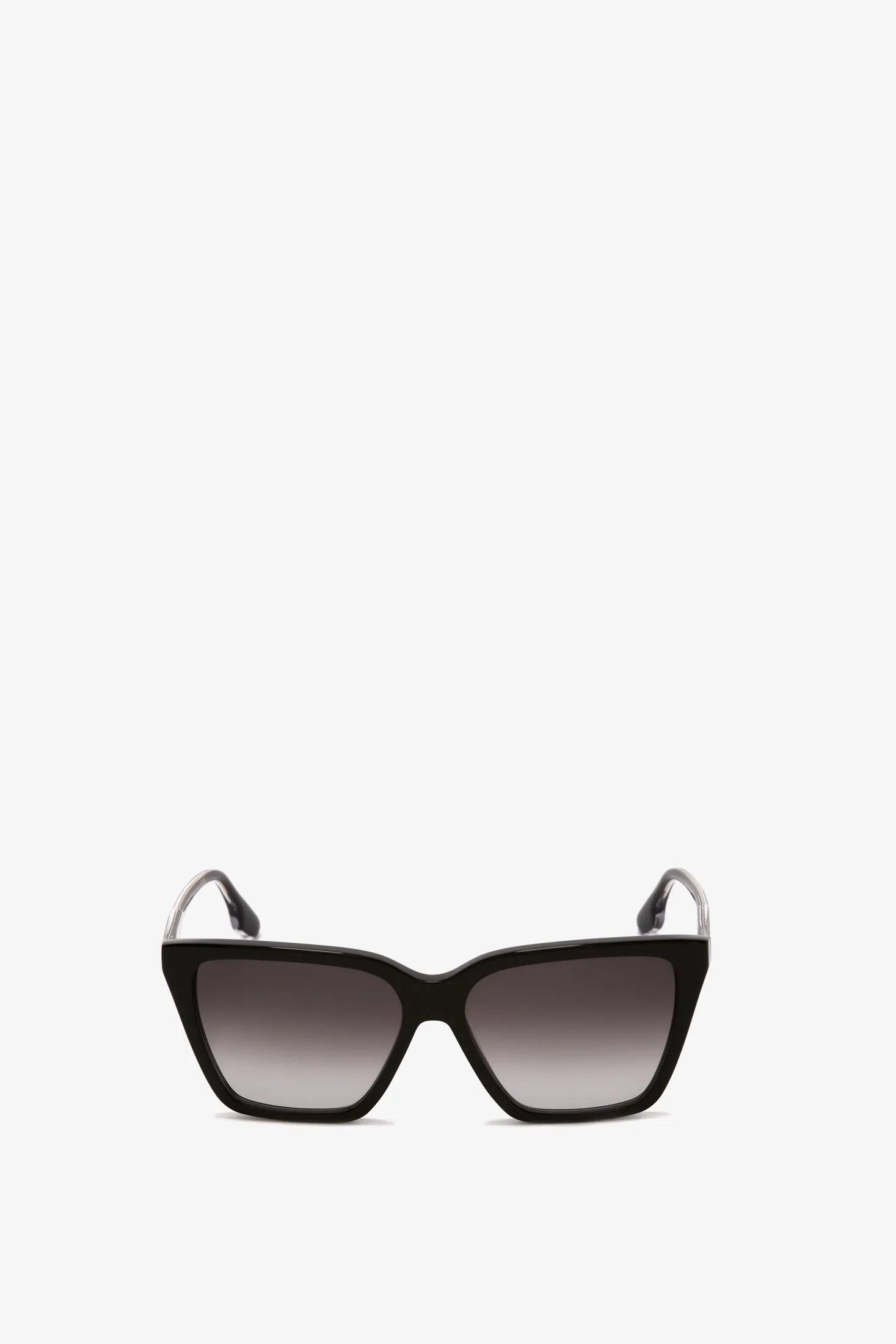 Soft Square Frame Sunglasses In Black-Gold